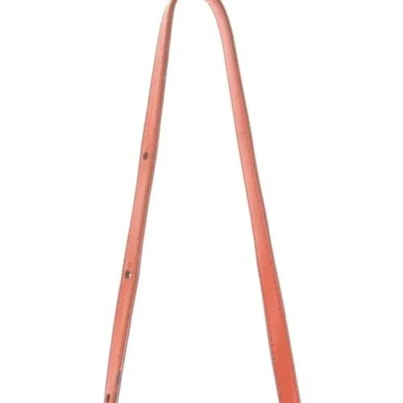 Celine Shoulder Bag Leather Orange